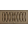 Pop Up Floor Register 4 By 10 Inch Tan 5 Pack High Impact Polystyrene Rust Proof Scratch Resistant front view