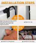 Installation steps for Stress Free Washer Lid Lock Switch Replacement For Whirlpool Kenmore Maytag and Amana Washers W11307244.