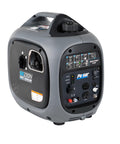 Gas Powered 2300 Watt Quiet Inverter Generator For Home Backup With USB Outlet And Parallel Capability, side view