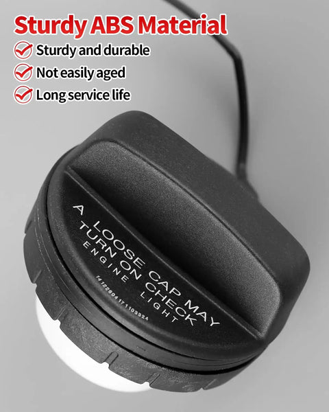 Close-up of Subaru Gas Cap Fuel Tank Cap Replacement Fits 2010-2024 Legacy Outback Impreza BRZ Crosstrek Forester WRX STI