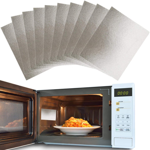 10 Pack Microwave Waveguide Covers Mica Sheets Five Point Nine By Four Point Seven Inches Easy Cut Replacement Heat Insulation shown
