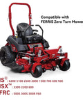 Ferris zero-turn mower compatible with Zero Turn Hitch Kit For Ferris IS And ISX Series Zero Turn Mowers And Simplicity Compatible Trailer Hitch Heavy Duty Haul Ready For Lawn Carts Fertilizer Spreaders Aerators Yard Sweepers And More.