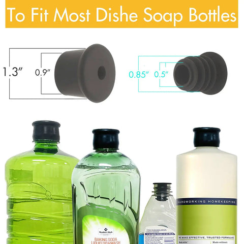 47 Inch Soap Dispenser Extension Tube Kit With Upgraded Metal Check Valve And Anti Leak Gravity Ball Prevents Backflow No More Refills One Durable Tube Fits All Countertops And Built In Sinks bottle fittings