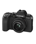 Weather Resistant Prime Lens XF27mmF2.8 R WR For X Series Cameras mounted on black Fuji X-S10 camera body.