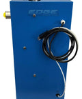 Tough As Nails Refrigerated Air Dryer With Zero Fuss Moisture Control and Heavy Duty Oil Stripping Filters, blue metal design.