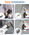 Upgraded 279838 Dryer Heating Element Compatible With Wed4815ew1 Medc215ew1 Ned4655ew1 70 80 Series Kenmore Roper Admiral Amana