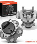 Rear Wheel Bearing And Hub Assembly 5 Lug For Nissan Sentra 2013 2019 Two Pack Beefed Up High Load Capacity With Ball Bearing