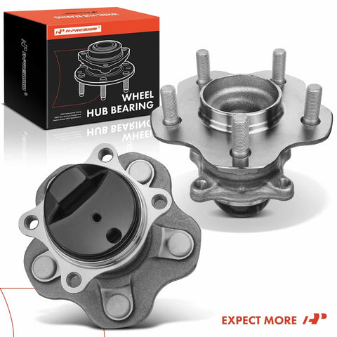 Rear Wheel Bearing And Hub Assembly 5 Lug For Nissan Sentra 2013 2019 Two Pack Beefed Up High Load Capacity With Ball Bearing