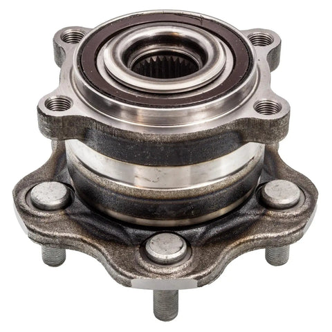 Front Hub Bearing Assembly For 2009-2014 Nissan Murano 5-Lug ABS Sensor, Bolt-On Direct Fit, 29-Spline Ball, Pre-Greased Unit