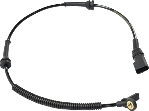 Heavy Duty Abs Wheel Speed Sensor Compatible With Ford Transit Connect 2010 2013, round connector with flexible shaft.
