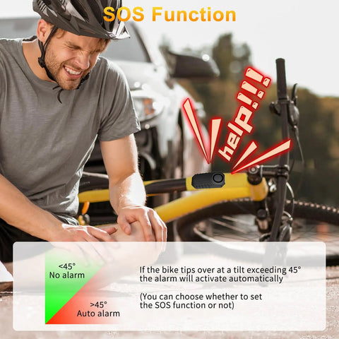 Ultra Loud Bike Alarm With Remote, Anti Theft Vibration Sensor, Waterproof IP65 Security System For Bicycles And E Bikes, Motorcycles, Golf Carts And Trailers, Deterrent 200 Foot Range, Arm Disarm From Afar And Locate Your Ride