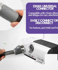 Climate Line Air Tube for AirSense 11 and AirCurve 11 with universal connector detail showing easy attachment to CPAP device.