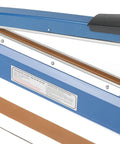 12 Inch Tabletop Impulse Heat Sealer For Plastic Bags Manual Bag Sealer with adjustable temperature, blue grip, and extra element