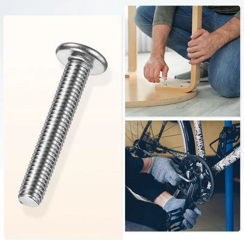 Heavy Duty All Purpose Flat Head Socket Cap Screws Kit M5x30mm 304 Stainless Steel Hex Drive Fasteners in use on furniture and bike