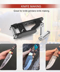 2x72 Small Wheel Holder Set With 5 Diameters For Knife Making, 7.8In Overall Length, 65MM Wide Rollers, knife grinder display