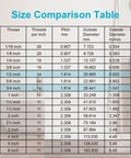 Brass Shower Pipe Fitting Converter Adapter G1/2 Female to G1/2 Female Shower Coupling Chrome Finish for DIY Shower Arms and Heads in Home Bathrooms and RV Setups size comparison table