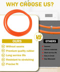Portable Dryer Belt And Blower Fan Replacement displayed comparing quality features with inferior options.