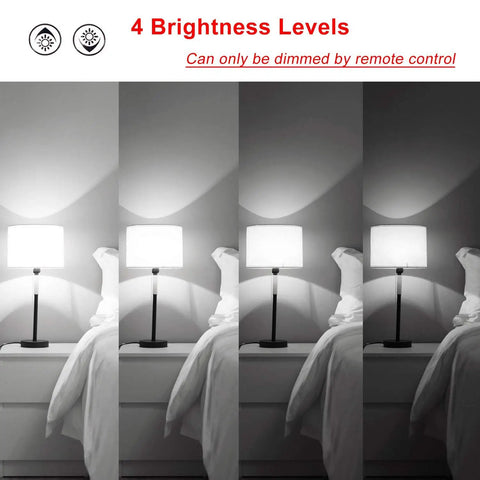 Color Changing LED Bulb With Remote Control, 10W E26 RGB Plus Daylight White 5700K, Dimmable With Memory, Mood Lighting For Home Decor, Stage, Bar And Party Vibes, 2 Pack