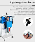 Plug And Play 14KW Pneumatic Polyurea And Polyurethane Foam Spray Unit 220V lightweight and portable design with spray gun attachment.