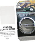 Square piece of window screen mesh next to a retro audio system against graffiti background
