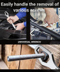 Universal 8 to 22mm Torx Wrench Set With Double Ended Self Tightening Adjustable Wrenches tool used in auto repair