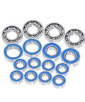 Axial 1To10 RC Car Bearing Kit Blue Sealed Bearings 16Pcs with varying sizes for SCX II AR44 90046 rugged trail crawling