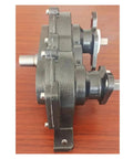 Beefed Up Heavy Duty Stainless Steel Gearbox Reducer For Ice Cream Machines Deceleration Gear Component Durable Industrial Gear Drive Power Transfer Part For Commercial Ice Cream Makers side view