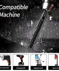 Meccion masonry drill bits set, 1/8 in x 3.6 in, tungsten cross-tip, multi-material, 5 pcs, close-up view