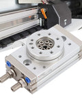 180 Degree Rotary Pneumatic Cylinder Double Acting Pendular Actuator 30mm Bore With Roller Bearing in industrial setting