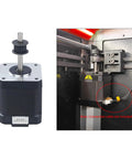 Go To Replacement X Axis Stepper Motor For K1 Max After 2024 Version shown with 20 teeth wheel pulley, installed in 3D printer.