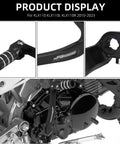 Close-up of Beefy Folding CNC Gear Shifter Lever For KLX110 KLX110L KLX110R 2010 to 2023 showing aluminum alloy T6 6061 arm.