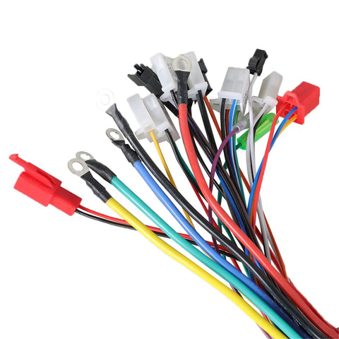 Wiring connectors for 48-72V 2000W DC Brushless Motor Speed Controller Replacement For E-Bike And Scooter Dual Or Single Mode