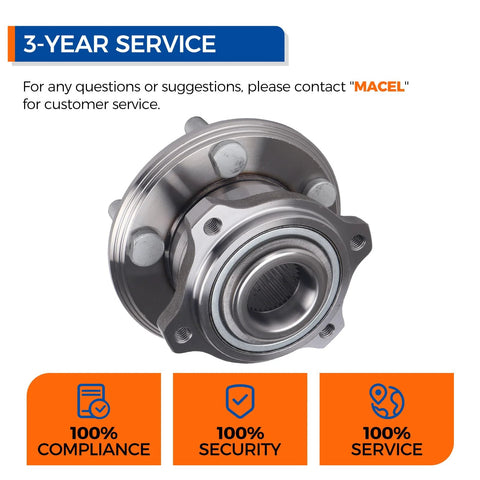 Rear Wheel Bearing Hub Assembly 512555 Direct Fit For 2015 Through 2023 Chrysler 300 Dodge Challenger Charger Replacement Premium Quality OEM Grade Wheel Hub Bearing Assembly For Your Ride