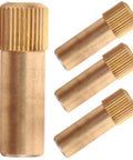 Brass Shelf Pins Set Durable And Easy To Install With Antique Style No Fuss 4 Pack Golden Color Shelf Support Pegs