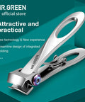 Wide Jaw Nail Clippers For Thick Nails Heavy Duty Stainless Steel With 11mm Opening Durable Sharp Edge For Thick Hard Nails Manicure Tool Built For Home Use Or Professional Salon Quality Results, stainless steel