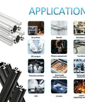 Applications of 4 Pieces V Slot 2020 European Standard Aluminum Extrusion Profile 400mm Black Anodized Linear Rail in CNC DIY projects