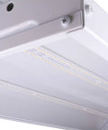 LED High Bay Light Fixture 160W 21,132 Lumens 4000K Daylight White DLC Premium Listed Slim Design with LED strips visible