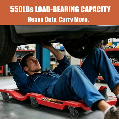 Top Shelf Heavy Duty 6 Pack 2.5 Inch Replacement Caster Wheels For Mechanic Creepers Rollers And Shop Stools smooth swivel under load.