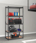 Heavy Duty 5 Tier Adjustable Metal Storage Shelving Unit With 2000 Lb Capacity Beefy Garage Organizer And Utility Rack