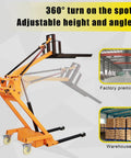Dude, this electric stacker is legit awesome for your warehouse or workshop. It folds up tight to save space and lifts stuff super high in seconds.