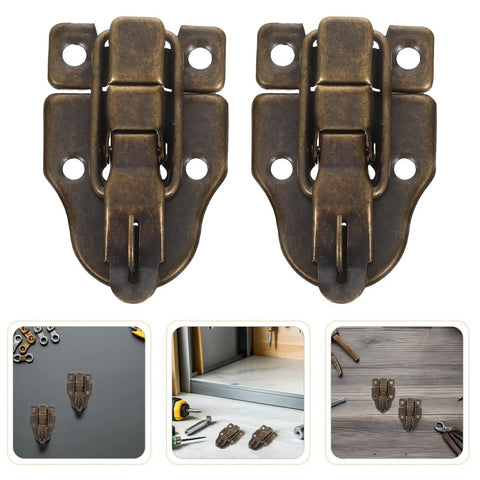 Get Your Vintage Iron Toggle Hasp Latch 12 Pcs For Jewelry Boxes And Cabinets That Looks Totally Rad And Adds Serious Retro Cool To Any Rustic Treasure Chest Or Decorative Wooden Box Without Breaking The Bank, two vintage iron latches