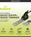 2-In-1 Cordless Grass Shears And Hedge Trimmer For Quick Edging And Shrubs, Ultra Lightweight Handheld Shrub Trimmer With 7.2V Lithium Battery advertisement