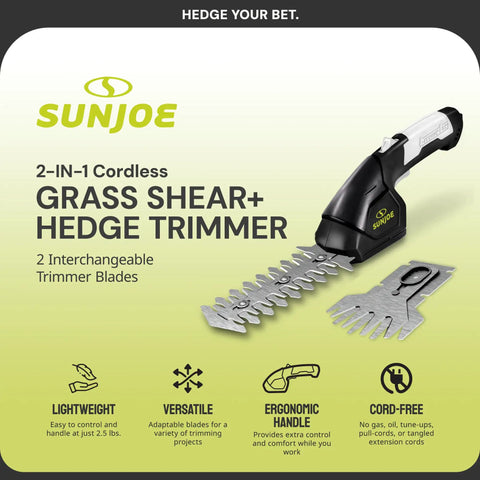2-In-1 Cordless Grass Shears And Hedge Trimmer For Quick Edging And Shrubs, Ultra Lightweight Handheld Shrub Trimmer With 7.2V Lithium Battery advertisement