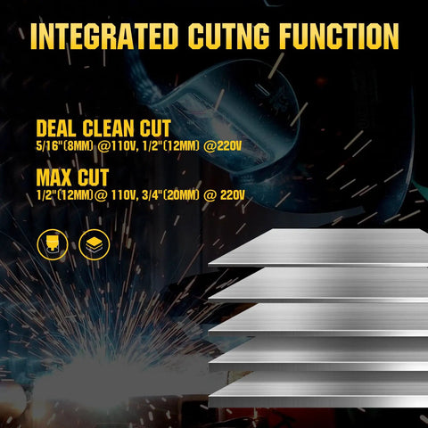 6 In 1 Welding Machine With Plasma Cutter And TIG Capabilities, Pulse TIG Lift TIG Stick Spot Weld And Cut specifications