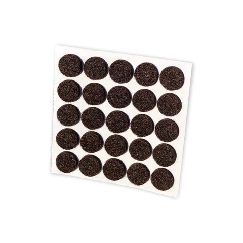 Heavy Duty 3/8 Inch Self Adhesive Felt Pads Round Brown Furniture And Cabinet Bumpers 1000 Pack Noise Reduction Floor Protection