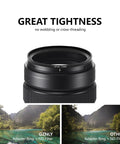 67mm To 77mm Step Up Filter Adapter Ring Built To Last Black Aviation Aluminum for camera lenses with great tightness view.