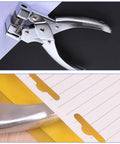 Handheld T Slot Hole Punch For DIY Crafts With Non Slip Grip Aircraft Style Euro Slot Punch T Hook Clamp Pliers Cutter Zinc Alloy Tool