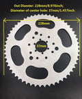 High Performance 56 Tooth Chain Sprocket With Three Hole Six Hole Nine Pattern For 415 And 415H Chain On Gas Motorized Bicycle