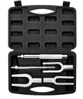 5 Piece Pickle Fork Ball Joint Separator Set For Cars And Light Trucks Heavy Duty Fork Type Separator Kit For Quick Ball Joints Tie Rods Pitman Arm Removal DIY Friendly Pro Grade Auto Repair Tools Black in case