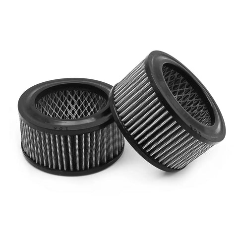 Top Notch Replacement Air Filter 32170979 For Ingersoll Rand Compressors, two cylindrical filters with metal mesh.